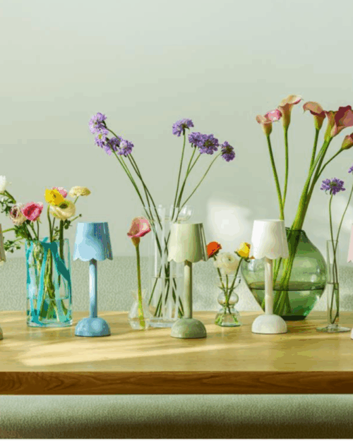 lámparas de mesa portátiles, led