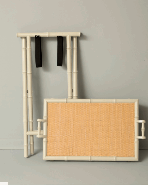 MESA AUXILIAR PLEGABLE MARFIL