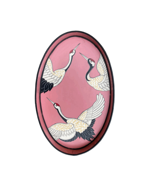 bandeja les ottomans, bandejas pintadas a mano