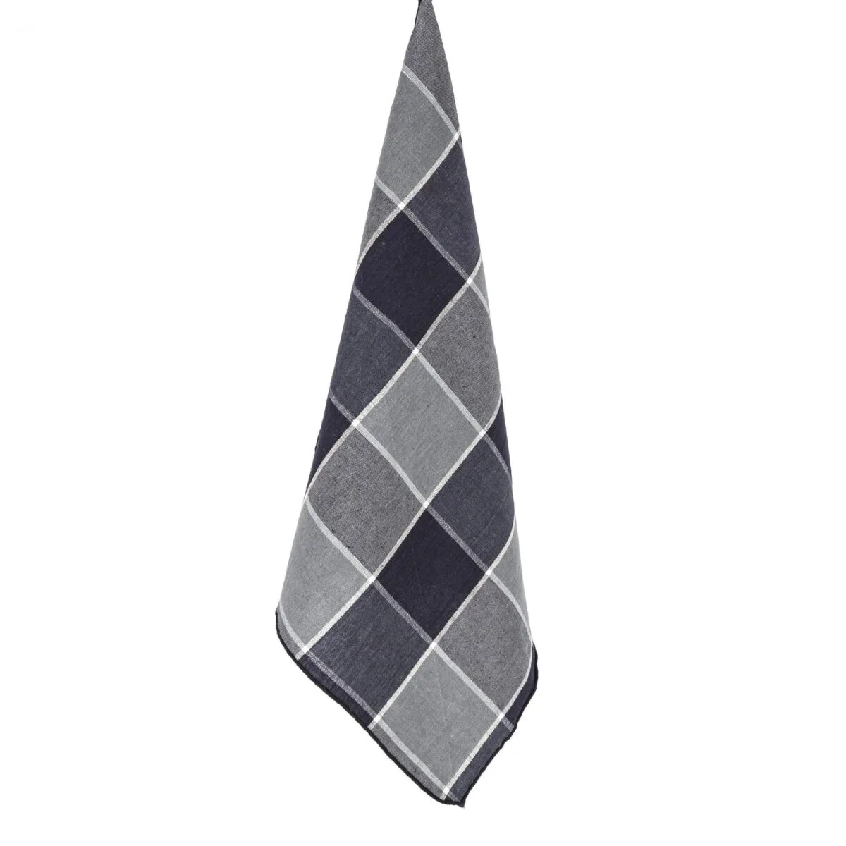 SERVILLETAS LINO CUADROS (SET 6)