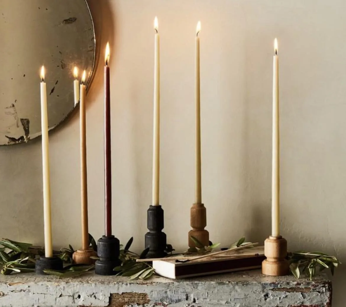 candelabros velas finas, indietro