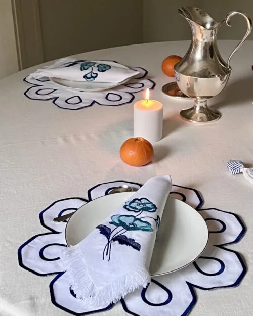 SALVAMANTELES, HECHOS A MANO