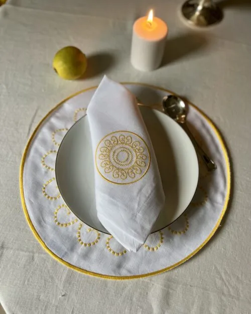 servilletas bordadas a mano