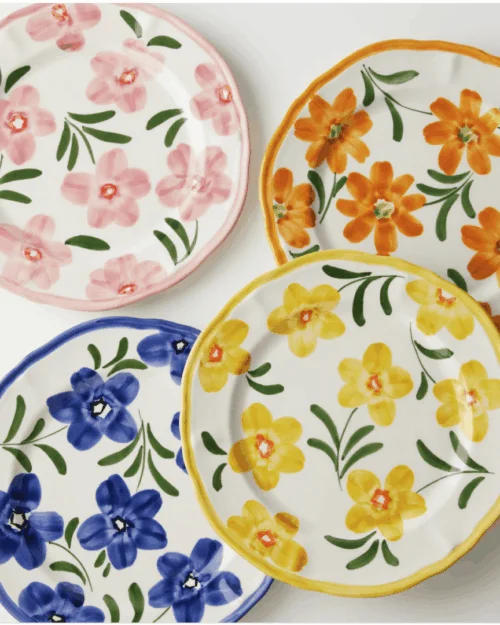 BANDEJA FLORES ROSAS