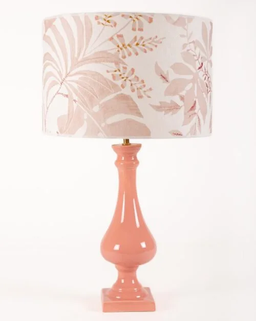 PIE DE LAMPARA CASTRO ROSA