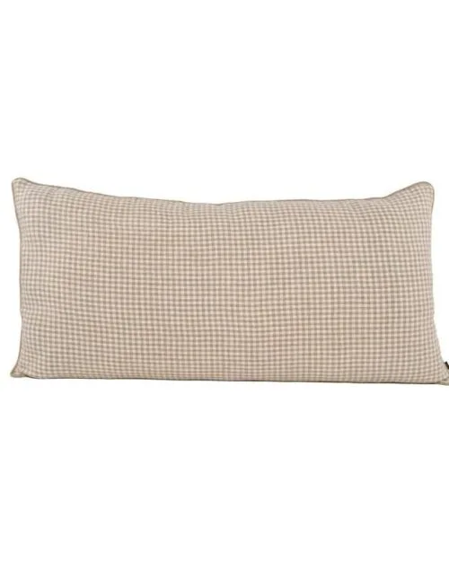 COJÍN LARGO CUADROS ARENA