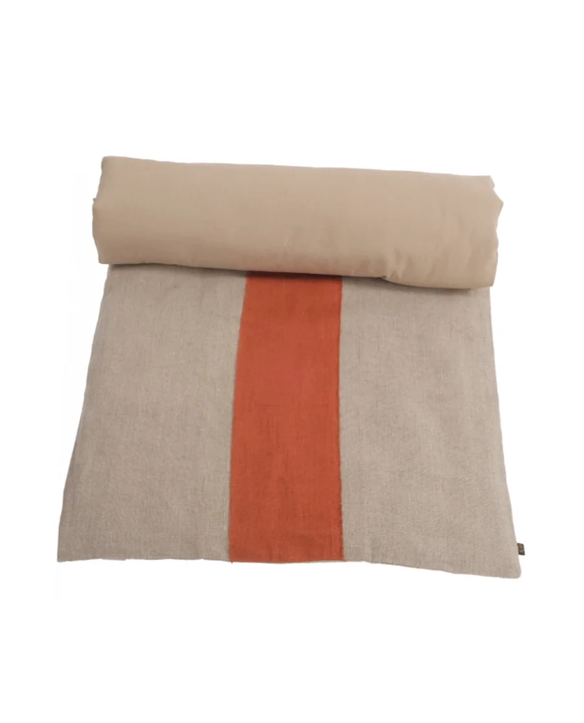 plaid, Edredon lino, pie de cama, haomy, indietro