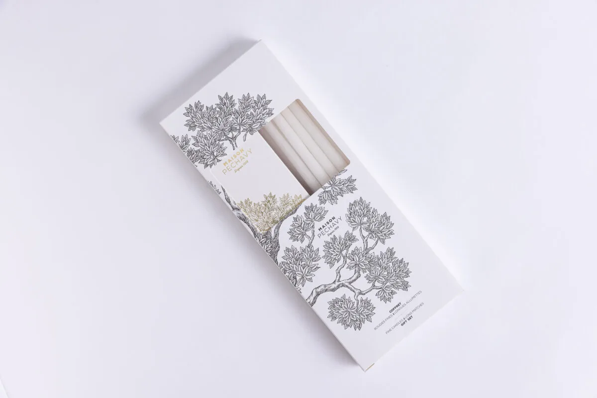 CAJA VELAS + CERILLAS BLANCAS