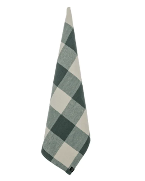 PAÑO CUADROS VERDES