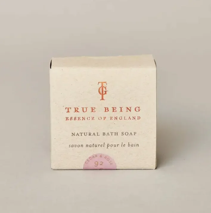 JABÓN NATURAL DE CEDRO Y ROSA