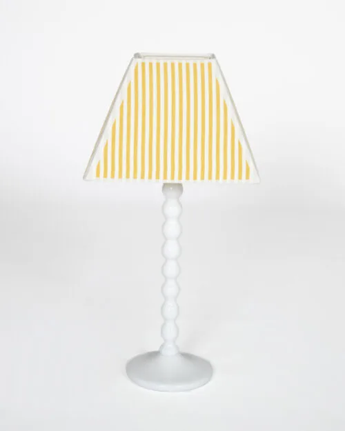 PIE DE LAMPARA TWIST BLANCO