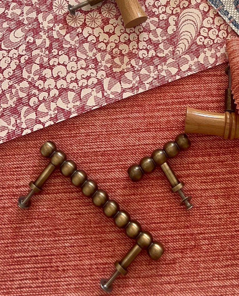 tiradores bobina xl latón