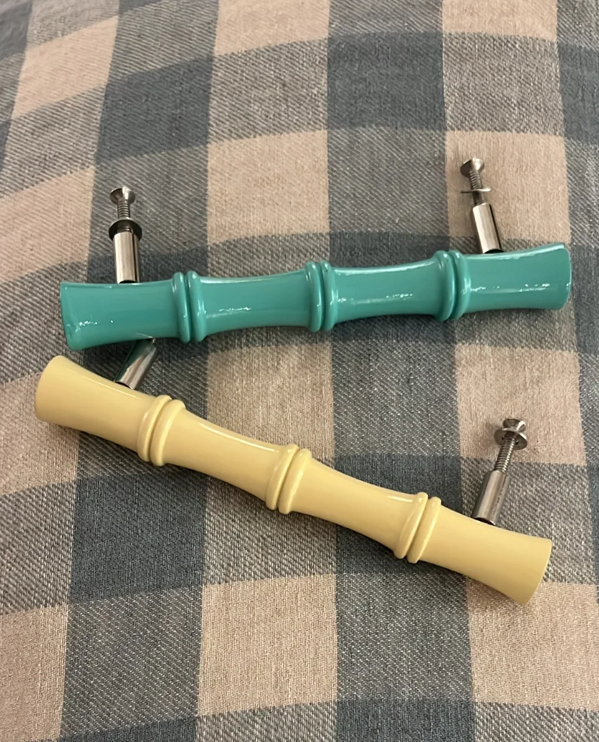 tiradores laca, tiradores bambú