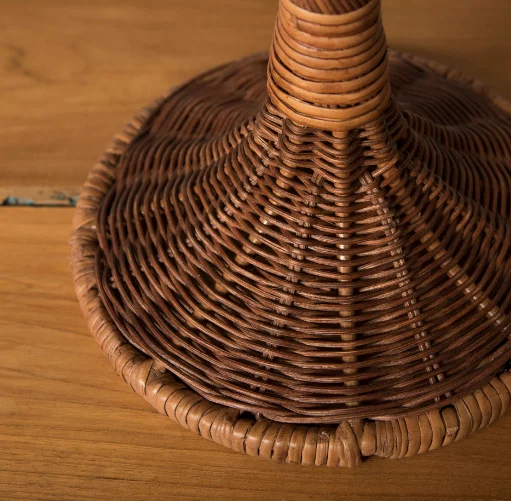 PIE DE LAMPARA RATAN ISABELLA - Imagen 4