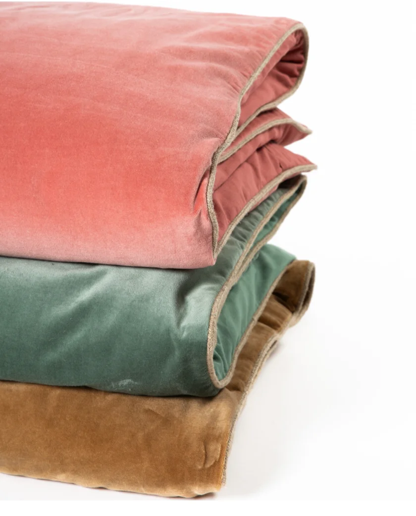 plaid terciopelo, edredón terciopelo, indietro, haomy