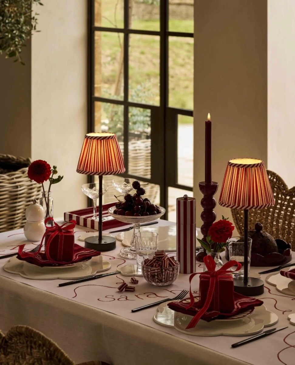 lamparas led, pantallas plisadas rayas