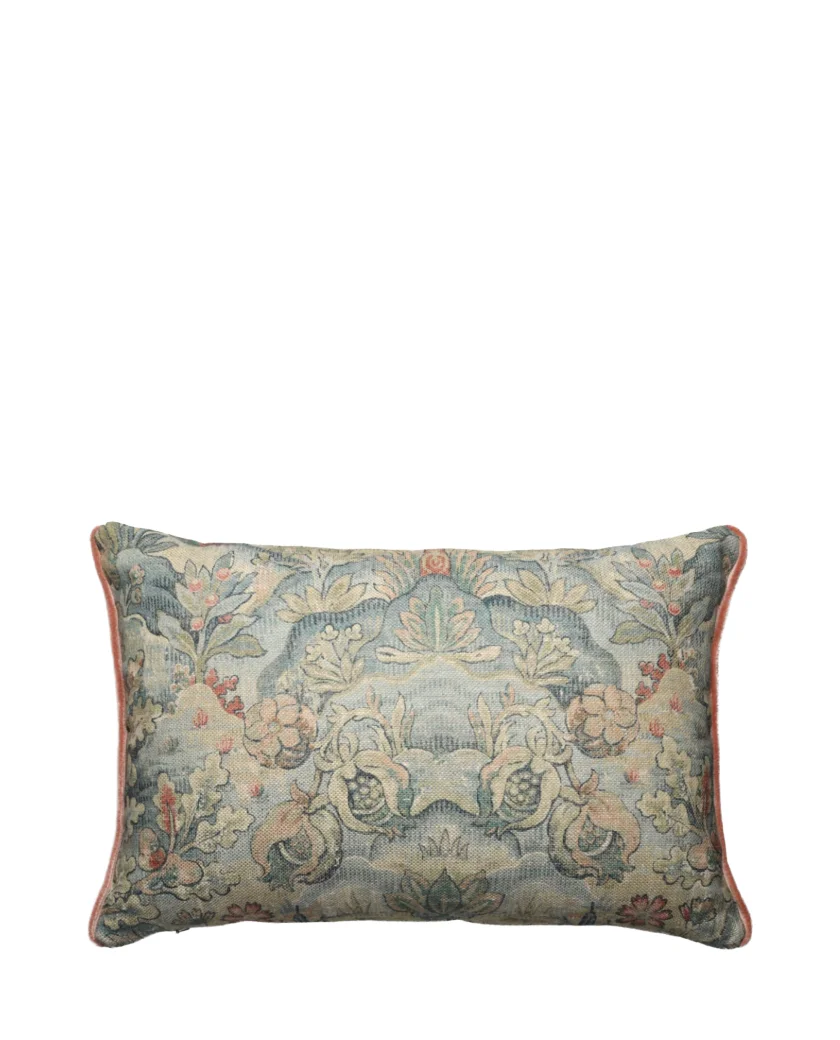 cojines indietro, cojines flores