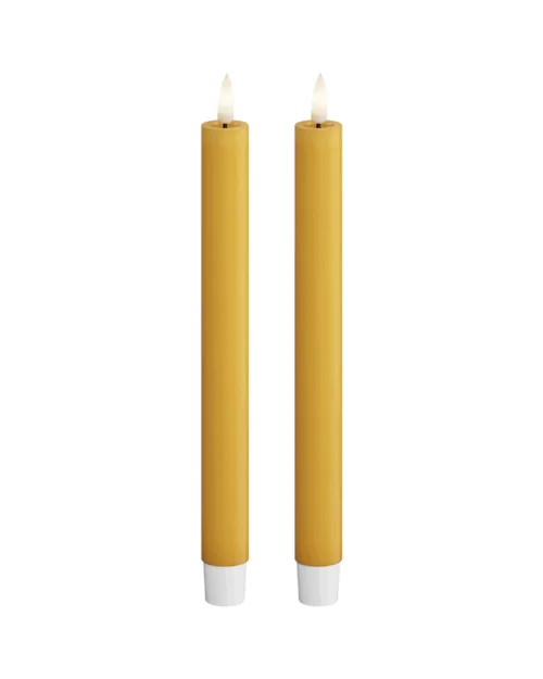 velas led mostaza