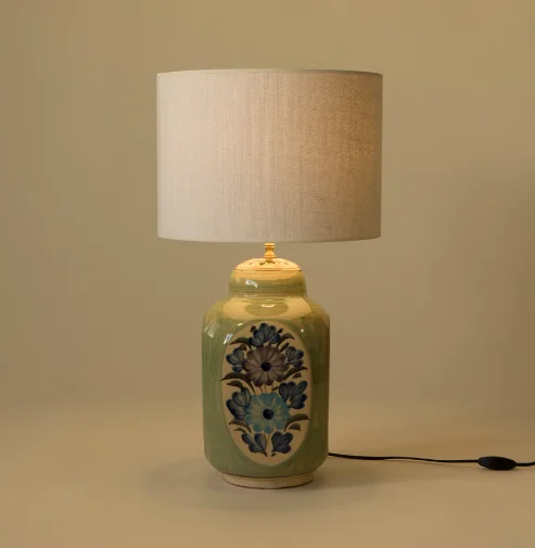 PIE DE LAMPARA MAGGIE VERDE