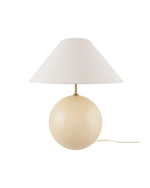 PIE DE LAMPARA IRIS BEIGE